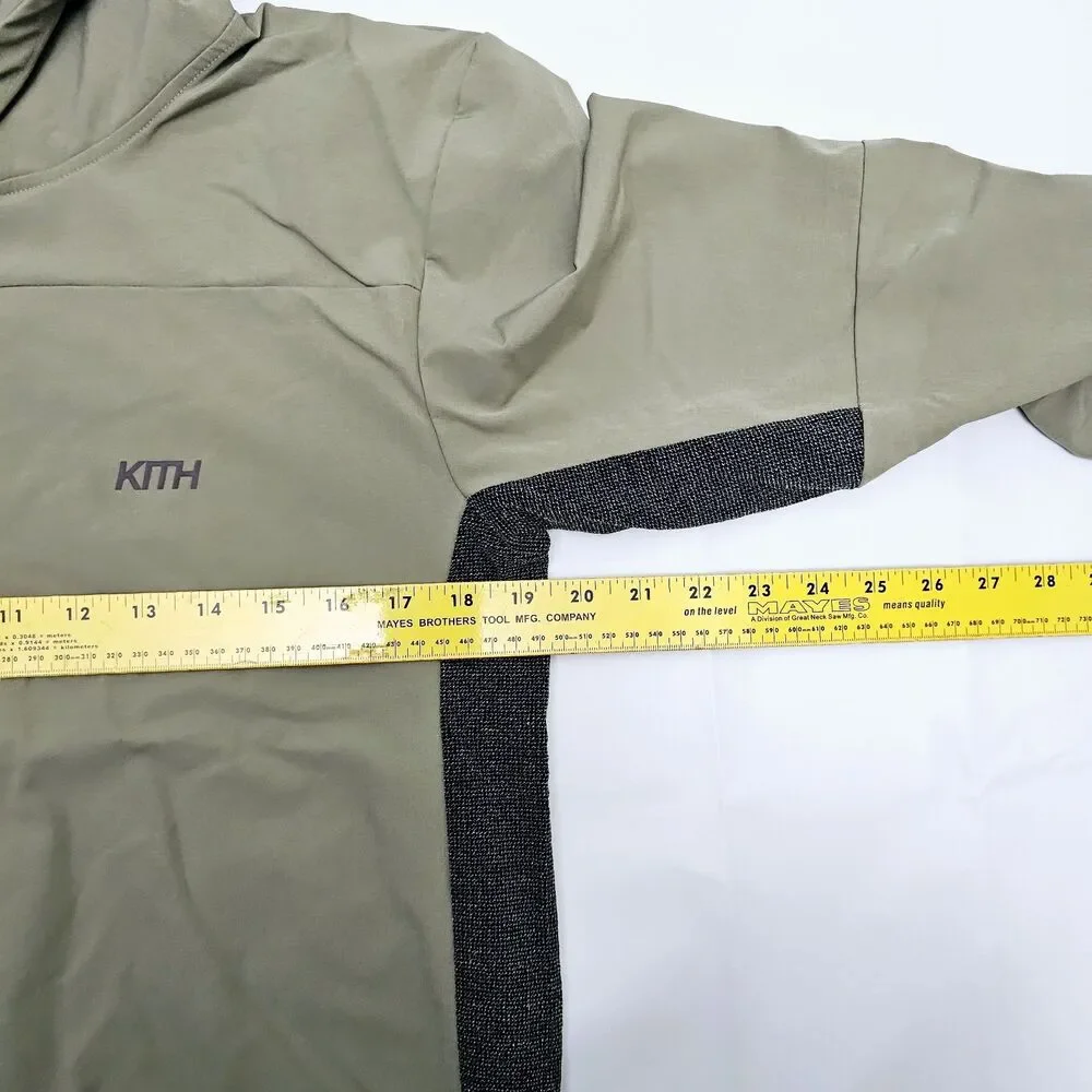 Adidas x Kith Rays Piste Mens XS‎ Hoodie Sweater Pullover Green Olive Streetwear
